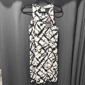 Calvin Klein Black and White Women's Dress